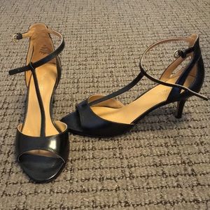 Nine West Gaget Strappy Black Sandal